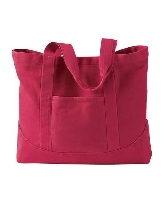 Authentic Pigment 14oz. Pigment-Dyed Large Canvas Tote - 1904