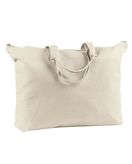 BAGedge Canvas Zippered Book Tote - BE009