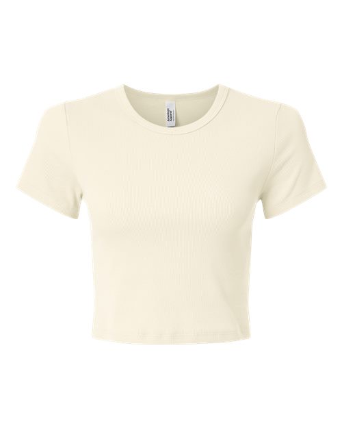 Women's Baby Rib Cropped Tee