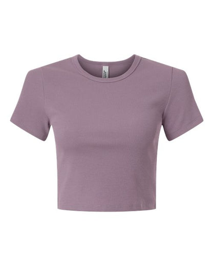 Women's Baby Rib Cropped Tee