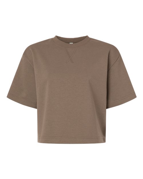 Women's French Terry Mid-Length Boxy Top