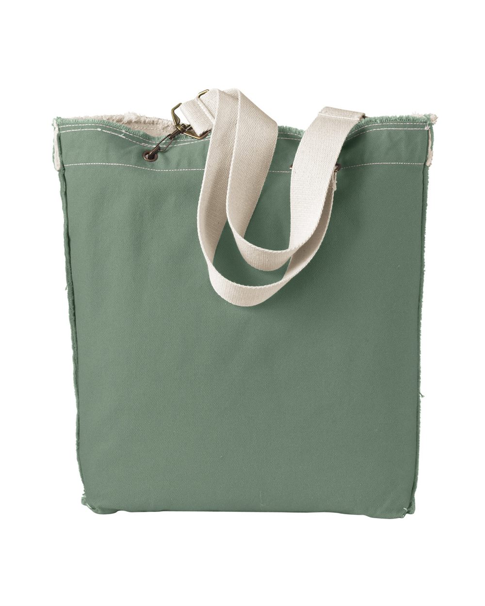 Authentic Pigment 14oz. Direct-Dyed Raw-Edge Tote - 1906