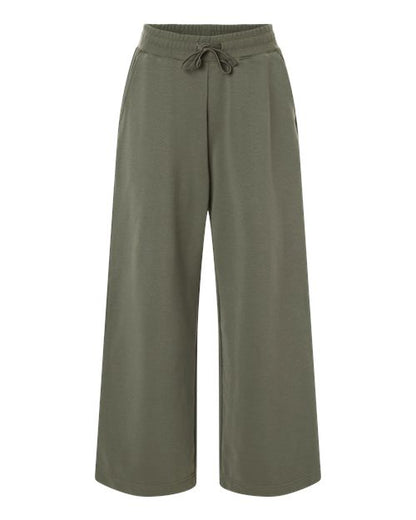 Women's French Terry Wide Leg Pants