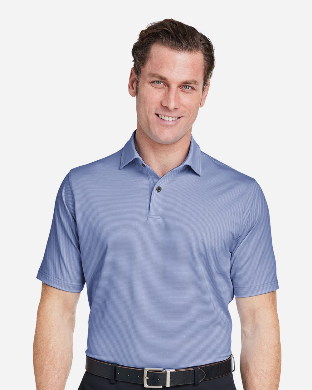 Fairway & Greene USA Made Mini Stripe Tech Polo - I11526