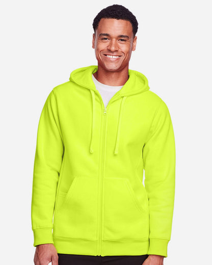 Team 365 Unisex Zone HydroSport™ Heavyweight Full-Zip Hooded Sweatshirt - TT95
