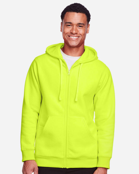 Team 365 Unisex Zone HydroSport™ Heavyweight Full-Zip Hooded Sweatshirt - TT95