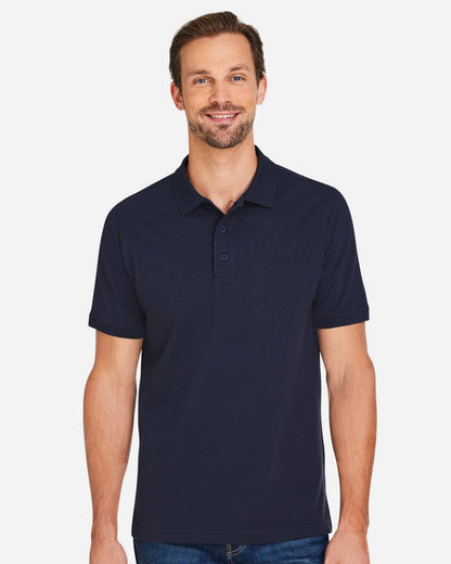 Harriton Men's Valiant Cotton Snag Protect Polo - M205