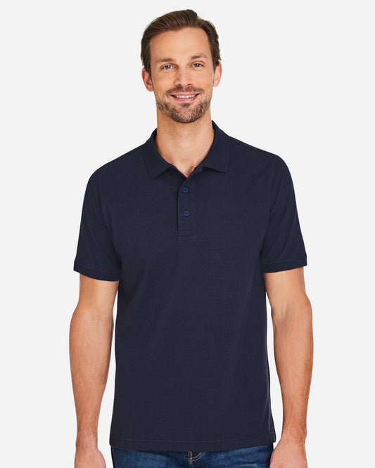 Harriton Men's Valiant Cotton Snag Protect Polo - M205