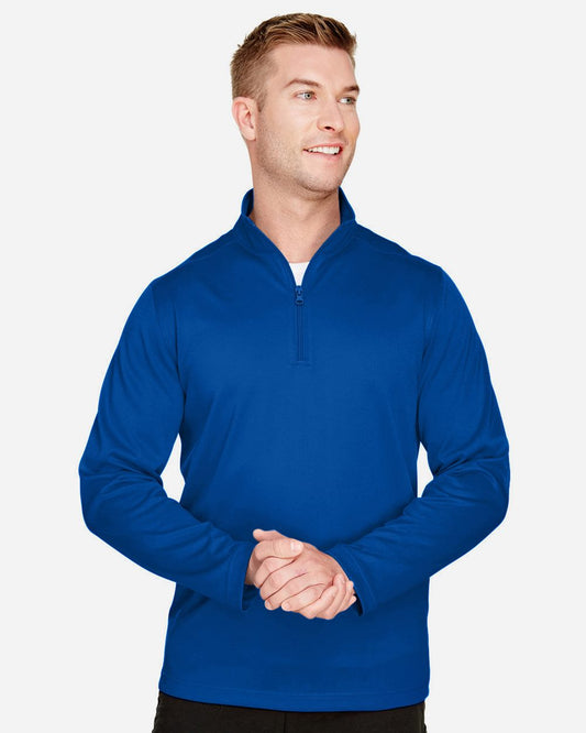 Harriton Men's Advantage Snag Protection Plus Quarter-Zip Pullover - M748