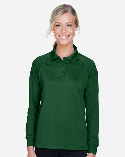 Harriton Women's Advantage Long Sleeve Tactical Polo - M211LW
