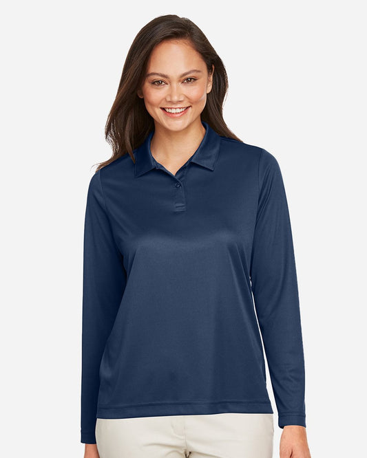 Team 365 Women's Zone Performance Long Sleeve Polo - TT51LW