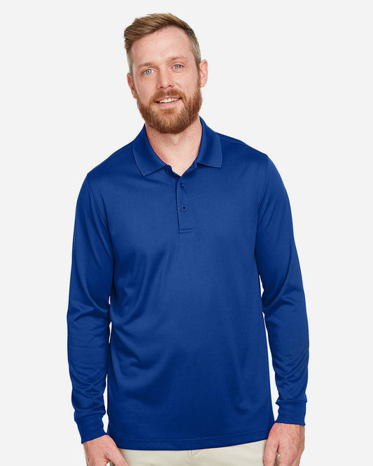 Harriton Men's Advantage Snag Protection Plus IL Long Sleeve Polo - M348L