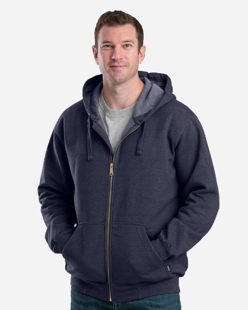 Berne Apparel Heritage Full-Zip Hooded Sweatshirt - SZ413