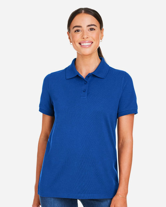 Harriton Women's Valiant Cotton Snag Protect Polo - M205W