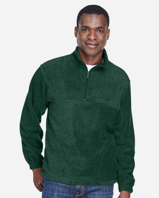 Harriton Men's Quarter-Zip Fleece Pullover - M980