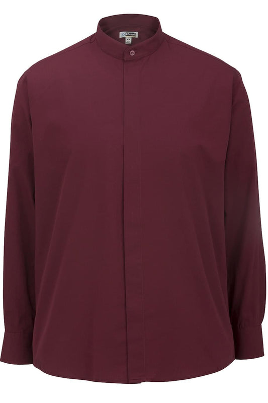 Banded Collar Mens Shirt - 1396