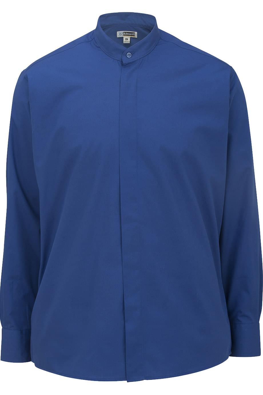 Banded Collar Mens Shirt