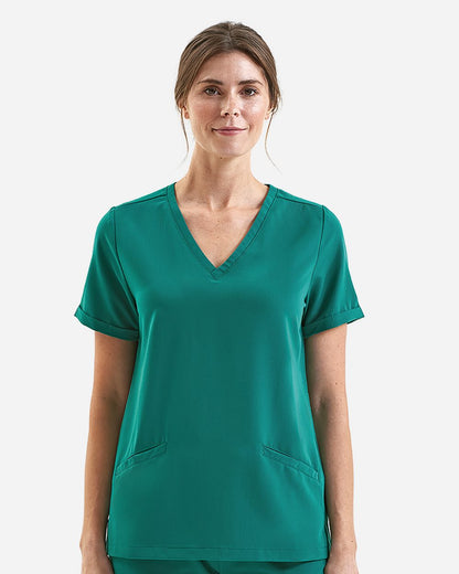 Onna Women's Invincible V-Neck Stretch Scrub Top - NN310
