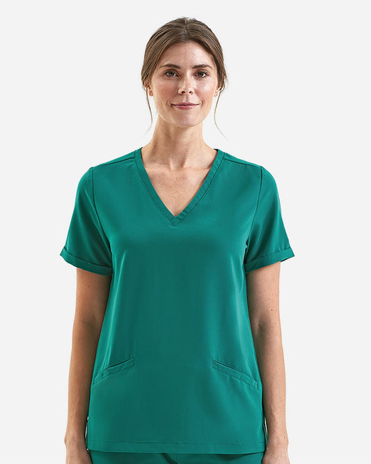 Onna Women's Invincible V-Neck Stretch Scrub Top - NN310