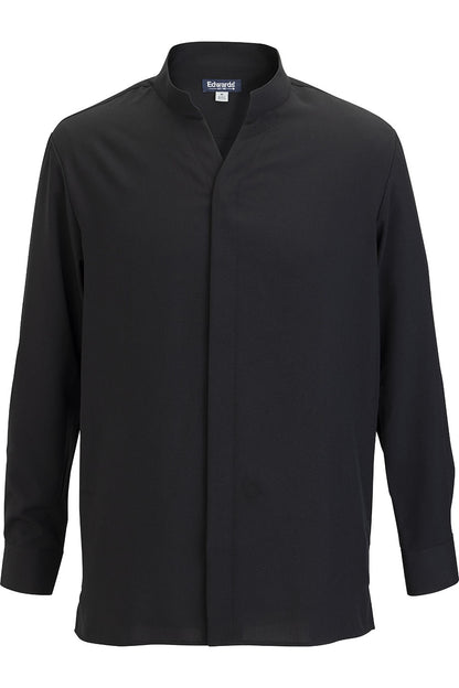 Flexbatiste Stand Up Collar Long Sleeve Mens Shirt - 1399