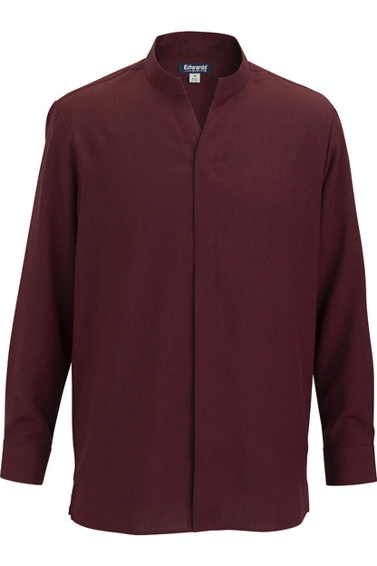 Flexbatiste Stand Up Collar Long Sleeve Mens Shirt - 1399