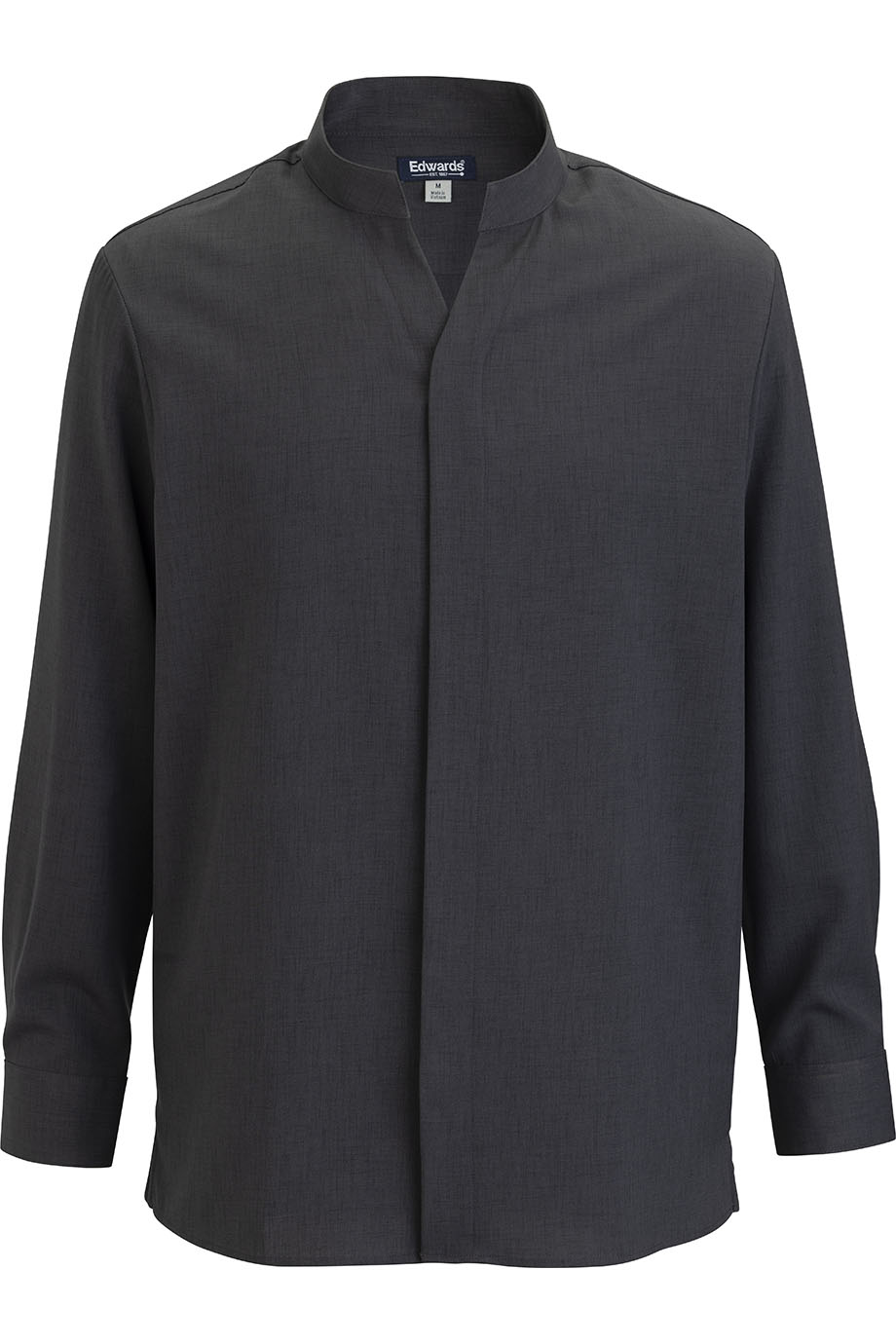 Flexbatiste Stand Up Collar Long Sleeve Mens Shirt - 1399
