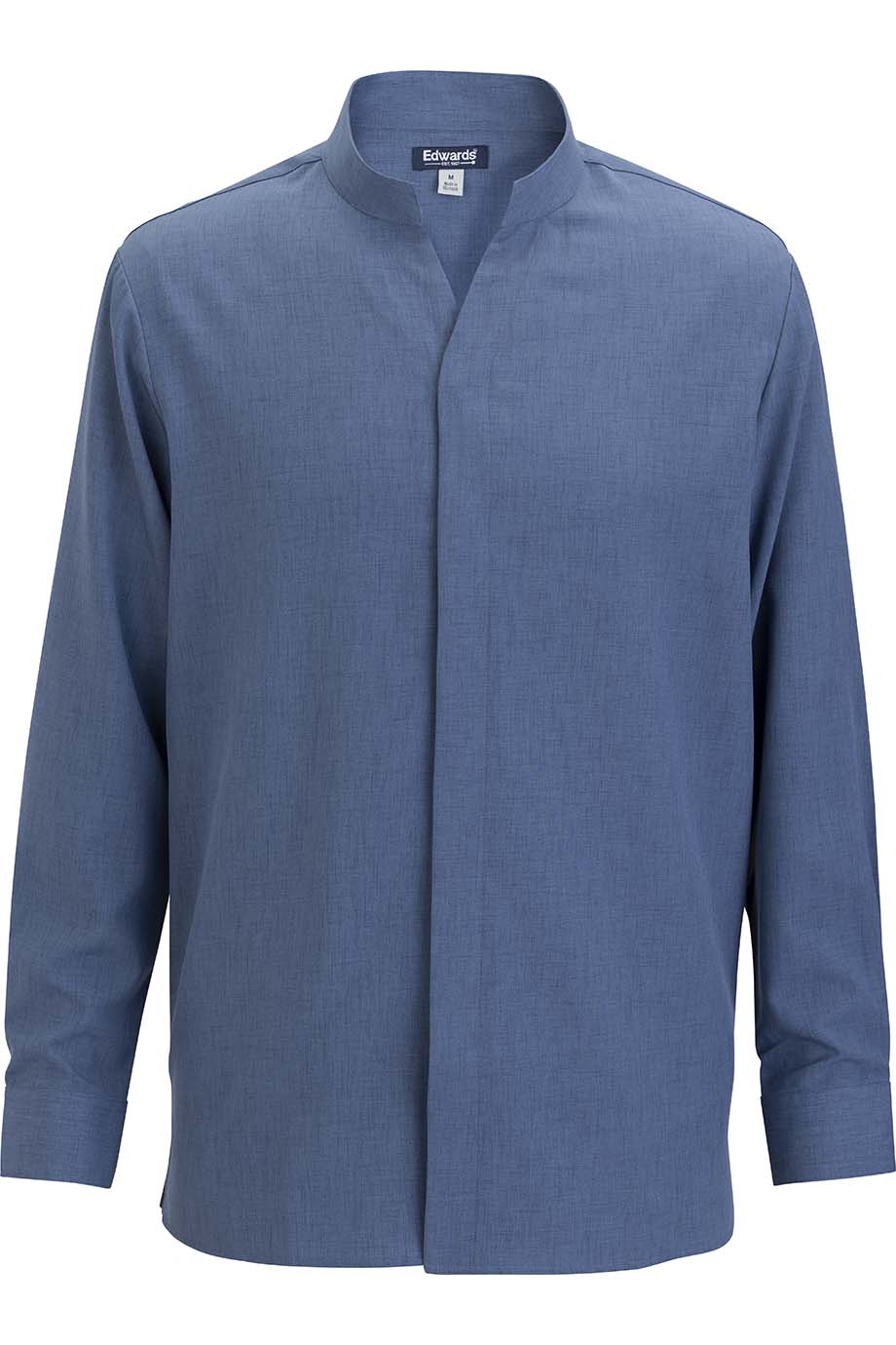 Flexbatiste Stand Up Collar Long Sleeve Mens Shirt - 1399