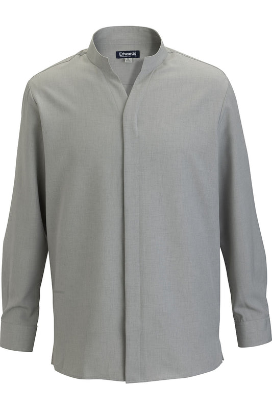 Flexbatiste Stand Up Collar Long Sleeve Mens Shirt - 1399
