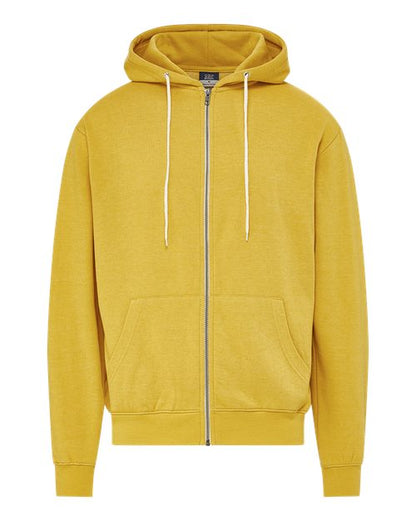 Unisex Retro Heather Full-Zip Hooded Sweatshirt