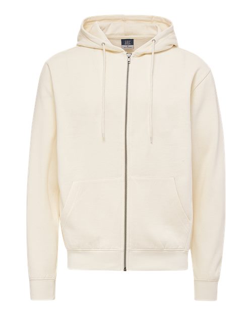 Unisex Retro Heather Full-Zip Hooded Sweatshirt