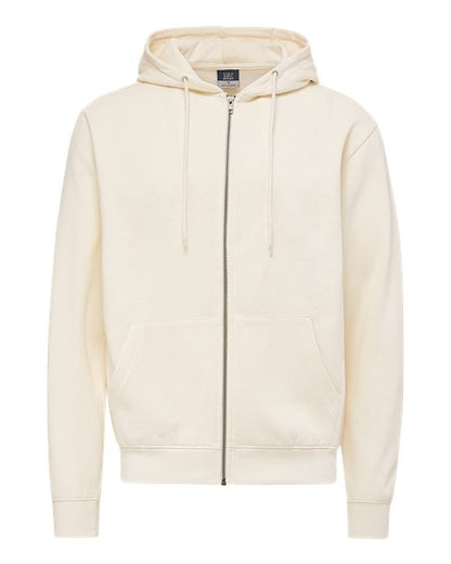 Unisex Retro Heather Full-Zip Hooded Sweatshirt