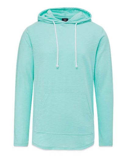 Unisex Miles Slub Hooded Long Sleeve T-Shirt