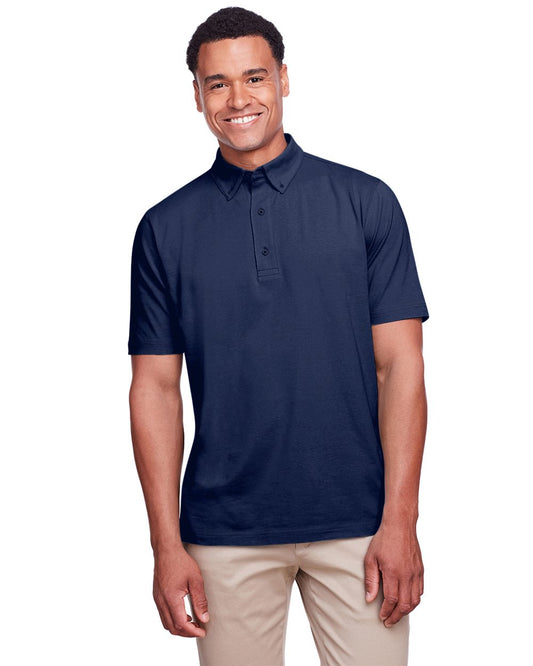 UltraClub Men's Lakeshore Stretch Cotton Performance Polo - UC105