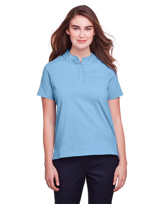 UltraClub Women's Lakeshore Stretch Cotton Performance Polo - UC105W