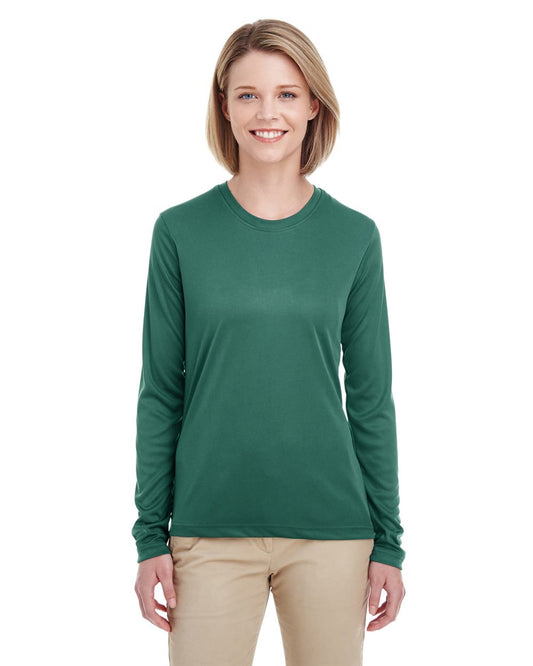 UltraClub Women's Cool & Dry Performance Long-Sleeve Top - 8622W
