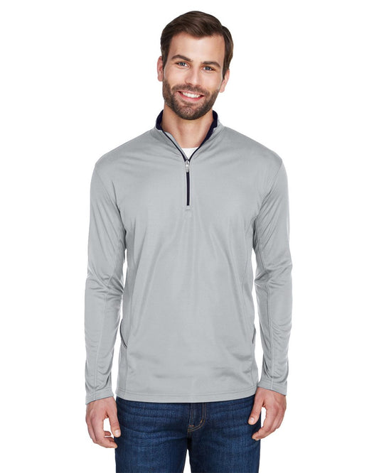 UltraClub Men's Cool & Dry Sport Quarter-Zip Pullover - 8230