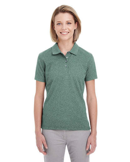 UltraClub Women's Heathered Pique Polo - UC100W