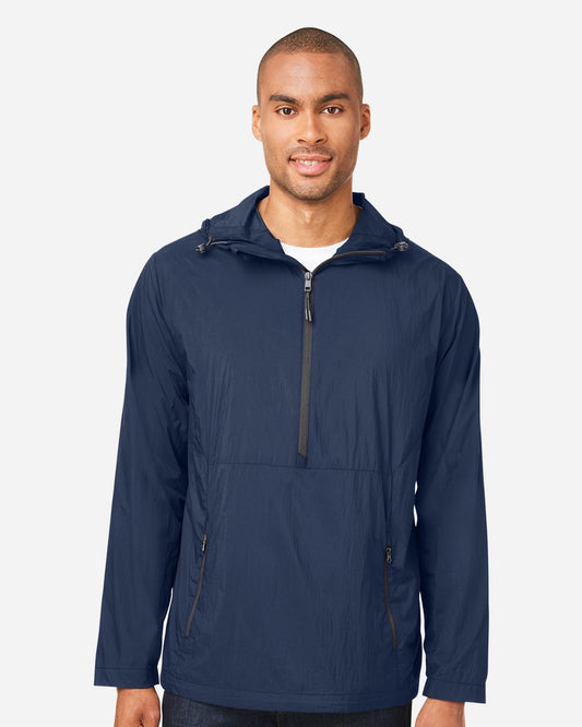 North End Men's Aura Lightweight Packable Anorak - NE810