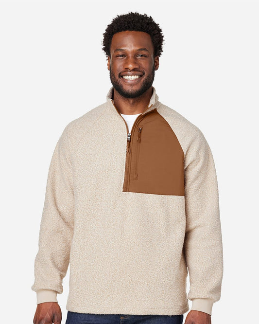North End Men's Aura Sweater Fleece Quarter-Zip Pullover - NE713