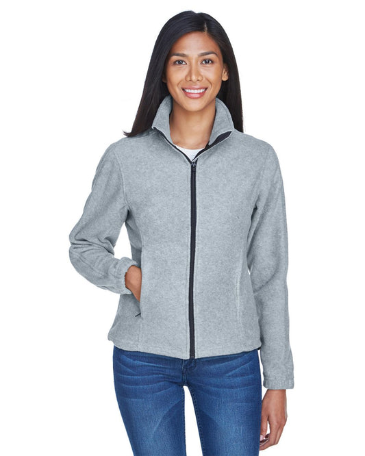 UltraClub Women's Iceberg Fleece Full-Zip Jacket - 8481