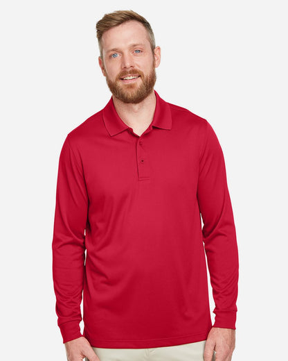 Harriton Men's Tall Advantage Long Sleeve Snag Protection Plus IL Polo - M348LT