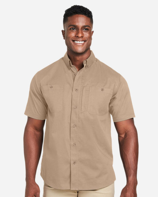 Harriton Men's Advantage IL Short Sleeve Work Shirt - M585