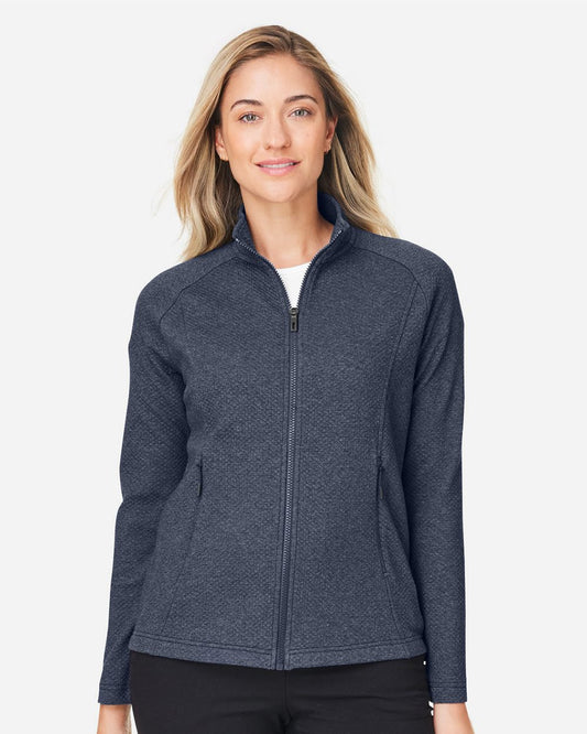 North End Women's Spirit Textured Full-Zip - NE727W