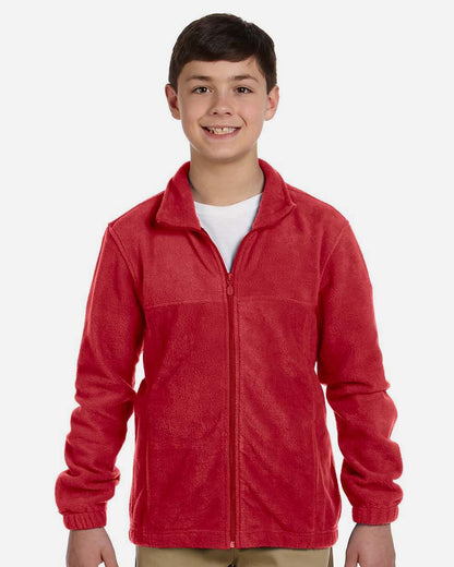 Harriton Youth Full-Zip Fleece - M990Y