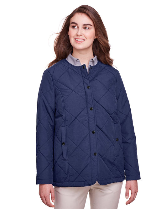 UltraClub Women's Dawson Quilted Hacking Jacket - UC708W