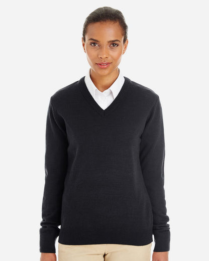 Harriton Womens Pilbloc V-Neck Sweater - M420W