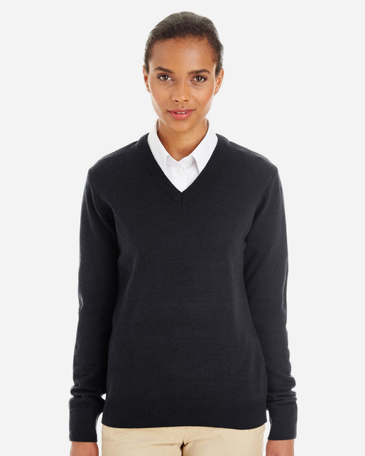 Harriton Womens Pilbloc V-Neck Sweater - M420W
