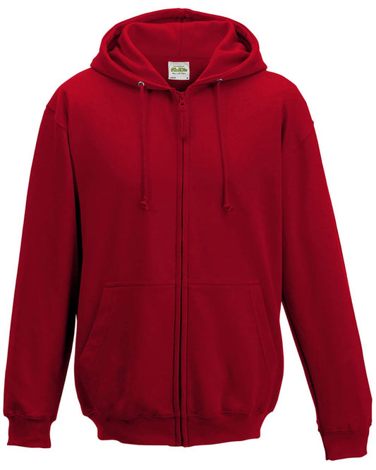 AWDis Midweight College Full-Zip Hooded Sweatshirt - JHA050