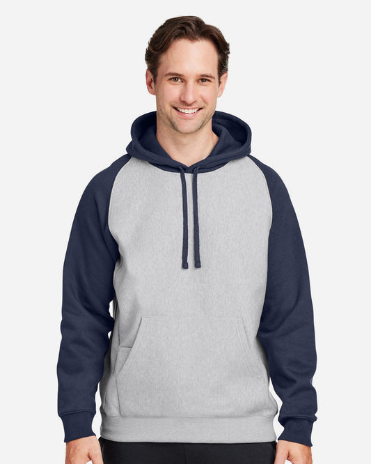 Team 365 Unisex Zone HydroSport™ Heavyweight Colorblock Hooded Sweatshirt - TT96CB