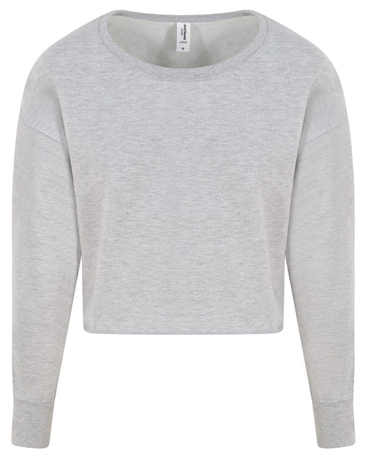 AWDis Women's Cropped Pullover Sweatshirt - JHA035